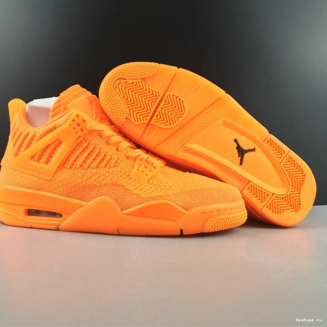 4 JORDAN “TOTAL ORANGE” FLYKNIT AIR AQ3559-800 0817